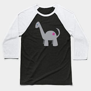 Flower the Friendly Dinosaur Baseball T-Shirt